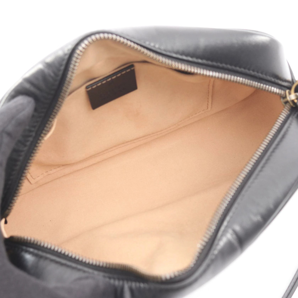 Gucci Marmont Bag GG Black Leather Shoulder